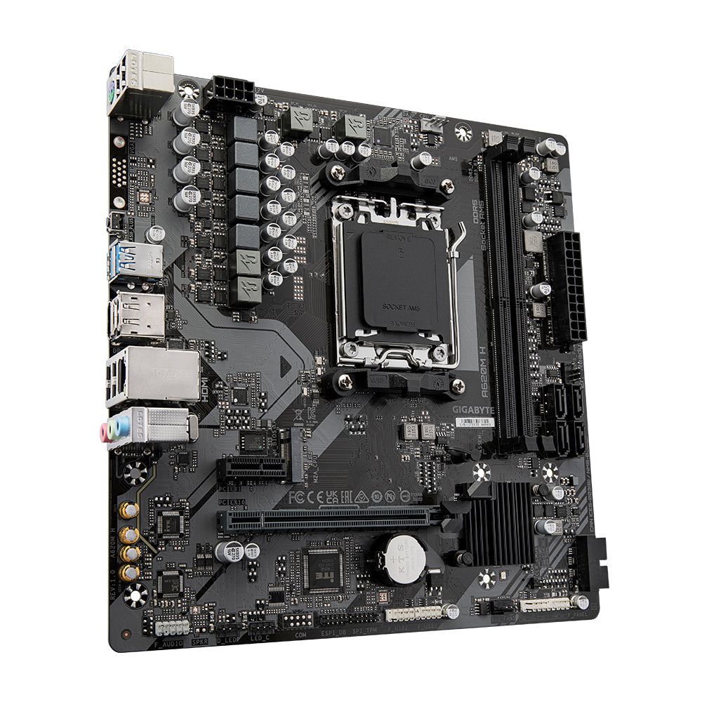 GIGABYTE A620M H - Sockel AM5 - Moderkort