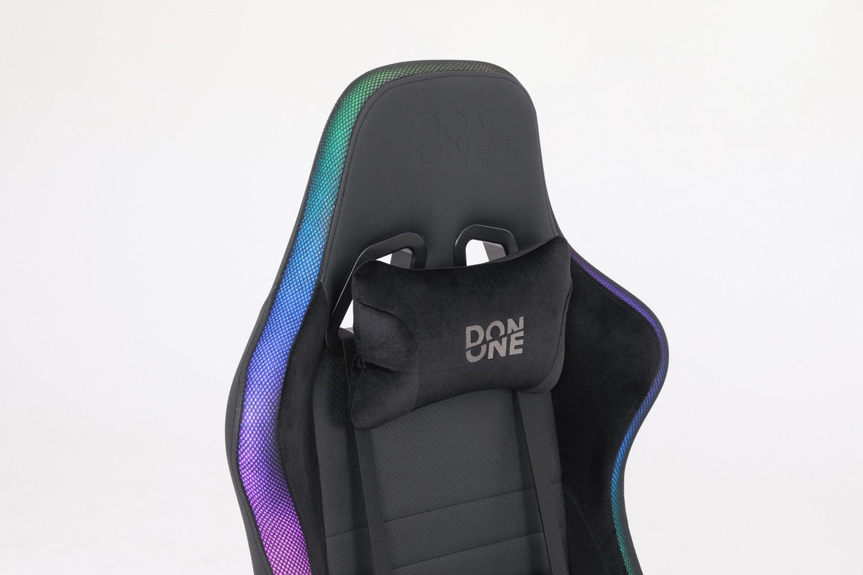 DON ONE - Valentino SUPER - RGB Gamer Stol Med Ljus