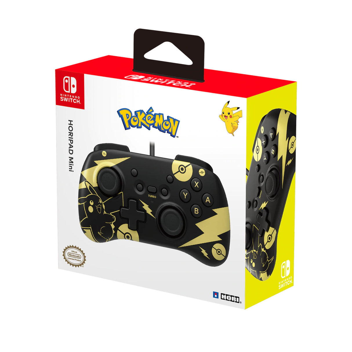 HORI HORIPAD Mini - Svart & Gold Pikachu Edition
