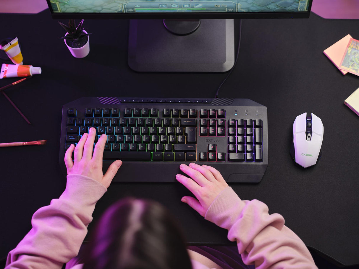 TRUST GXT110W FELOX TRÅDLÖS MUS - VIT