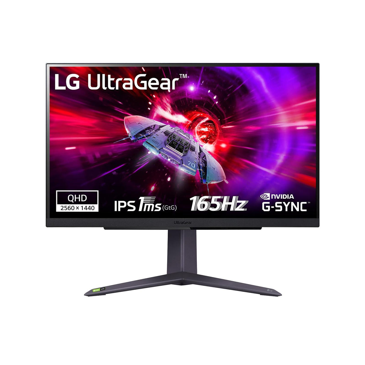 LG UltraGear 27GR75Q-B 27 2560 X 1440 (2K) HDMI DisplayPort 165Hz Pivot-skärm