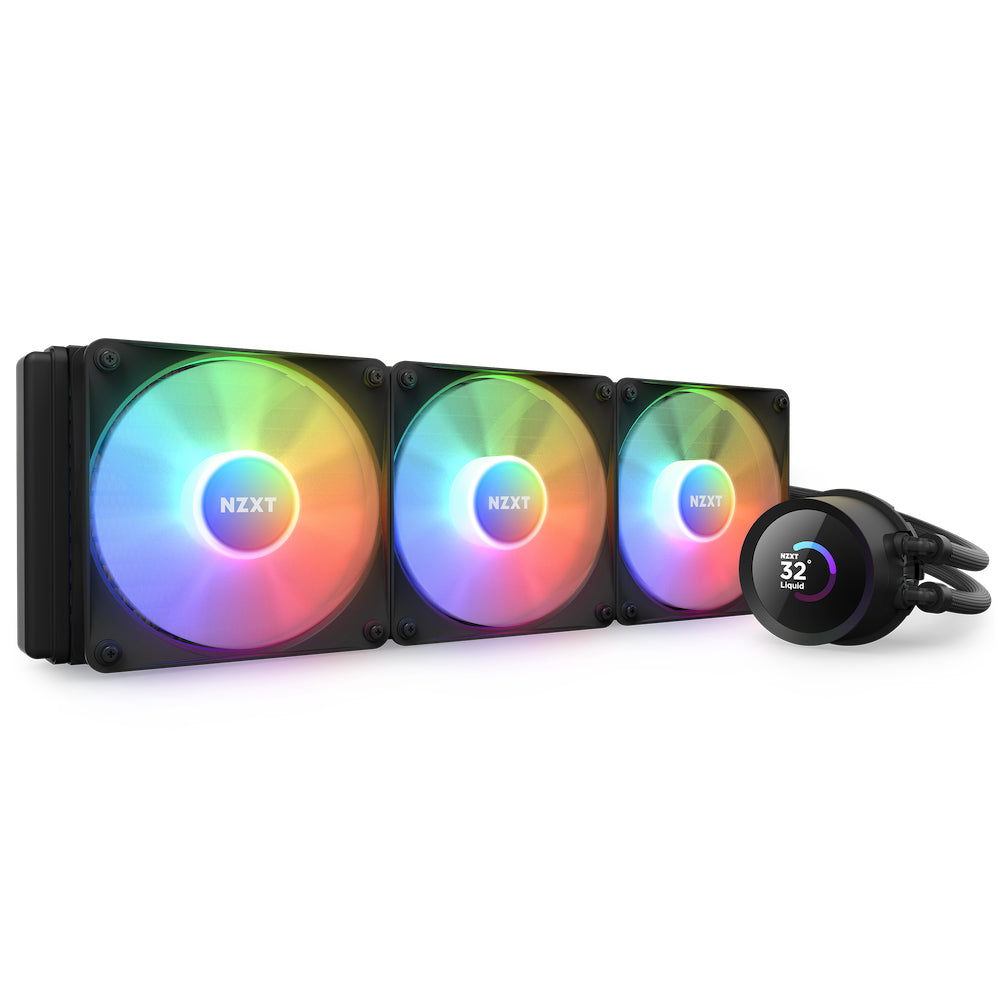 NZXT Kraken 360 RGB Processorvätskekylningssystem 1-pack Svart 120 mm