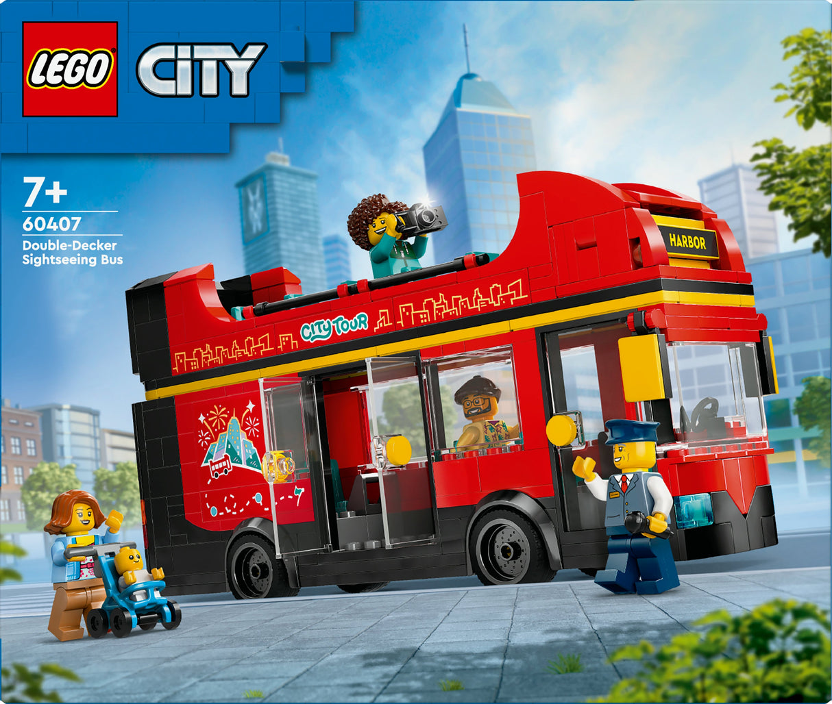 LEGO City - Röd Dubbeldäckare Sightseeingbuss (60407)