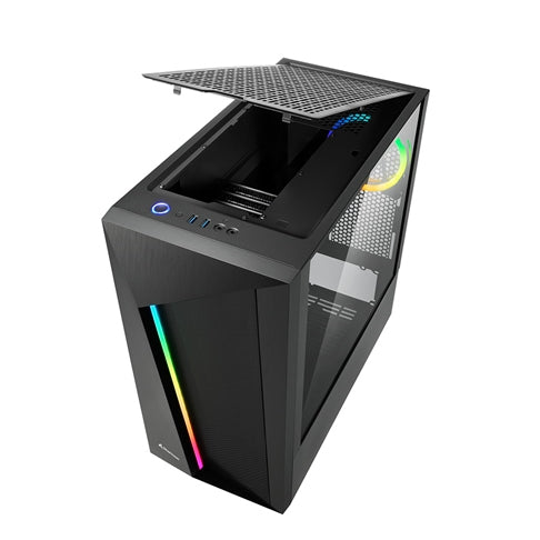 Sharkoon REV100, Tower Case (Black, Tempered Glass)