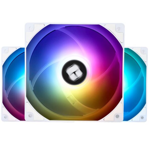Thermalright TL-C12CW-S ARGB Vit 3-pack - 120 Mm Fläkt