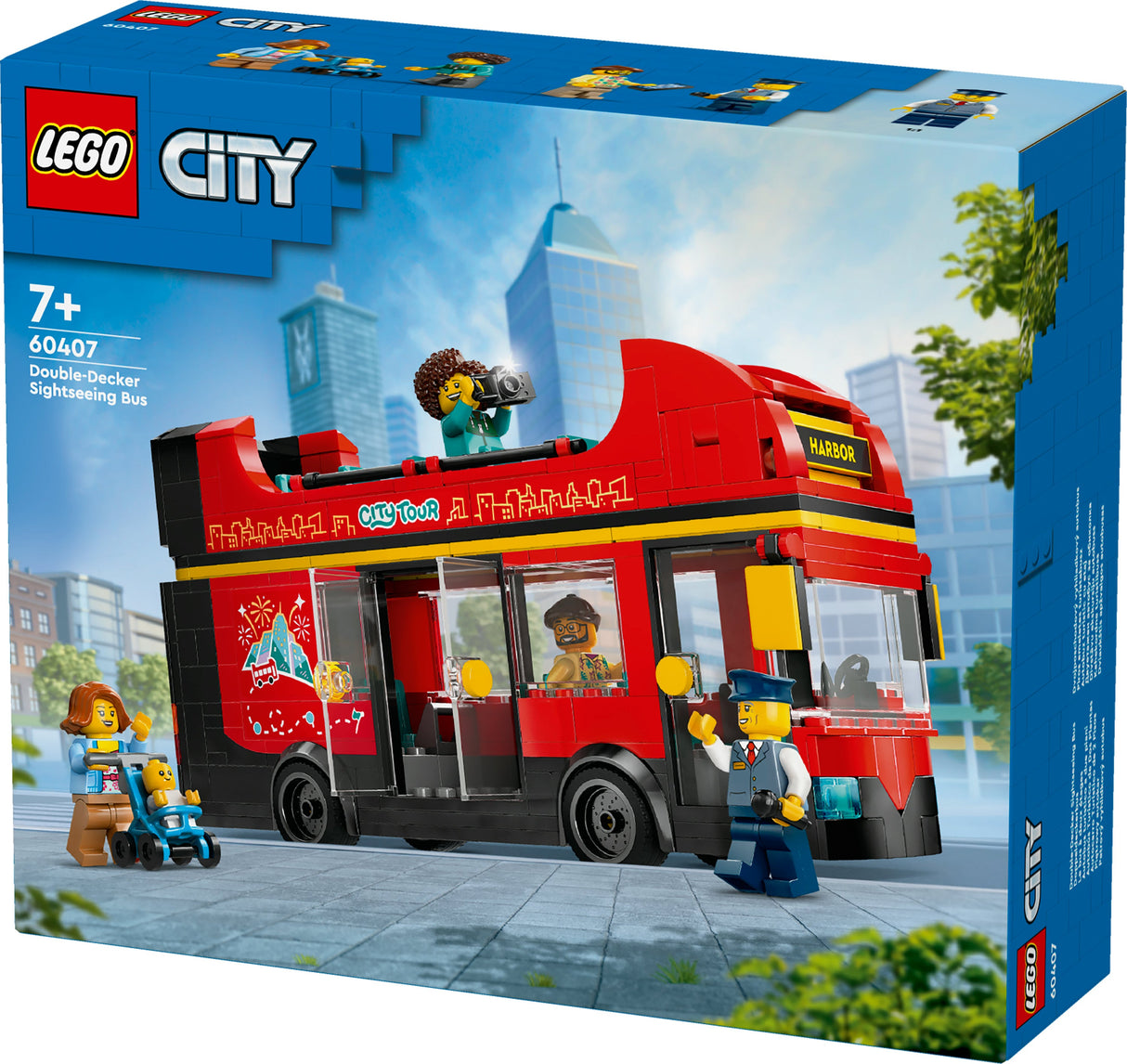 LEGO City - Röd Dubbeldäckare Sightseeingbuss (60407)
