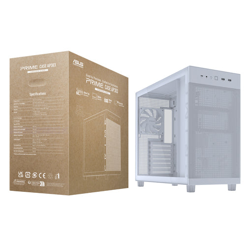 ASUS PRIME AP303 TG – kabinet – Hvid
