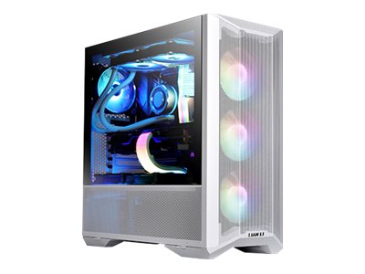 Lian Li LANCOOL II Mesh RGB Mid-Tower, härdat glas - vit