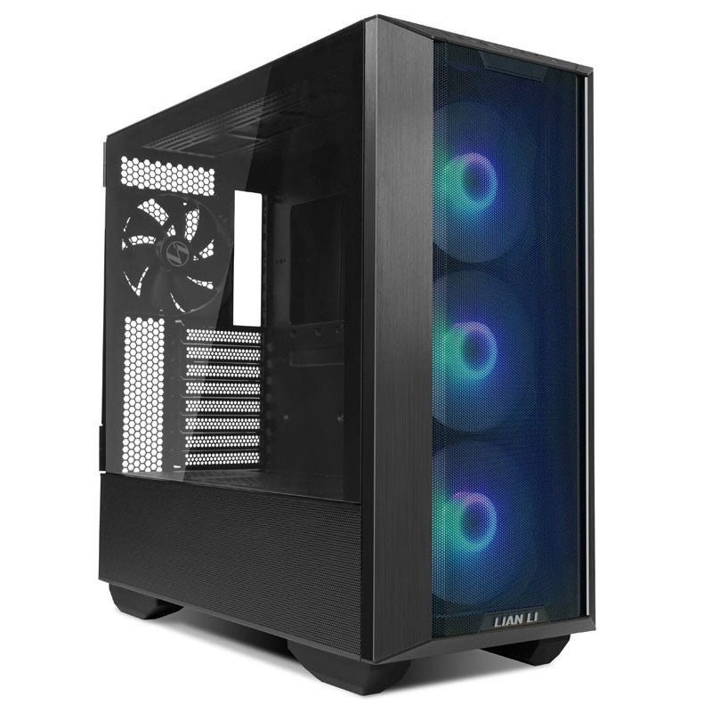 Lancool III RGB Black - 3x 140 mm ARGB PWM-fläktar + 1x 140 mm PWM-fläkt