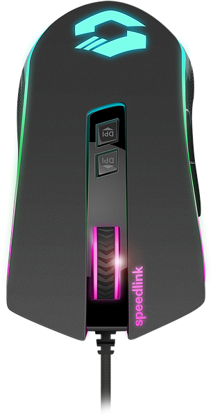 SpeedLink ORIOS RGB Gaming Mus / Svart