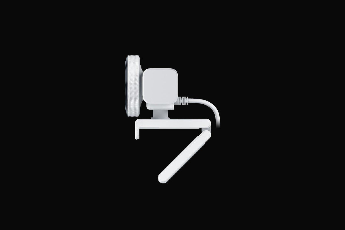Razer - Kiyo V2 X – Ultimate Webcam for Streamers & Creators - White Razer