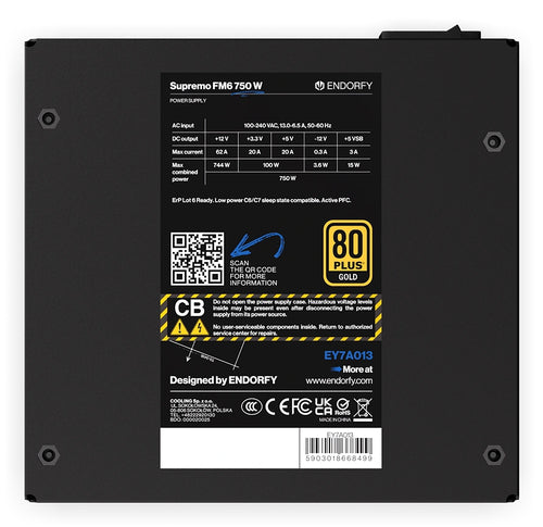 750W ENDORFY Supremo FM6 80 PLUS Gold