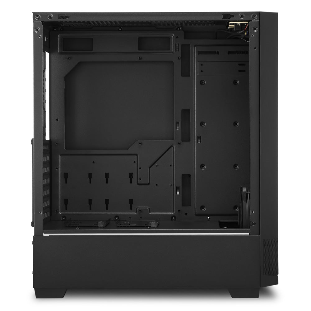 Sharkoon RGB FLOW, Tower Case (Black, Side Panel of Tempered Glass)