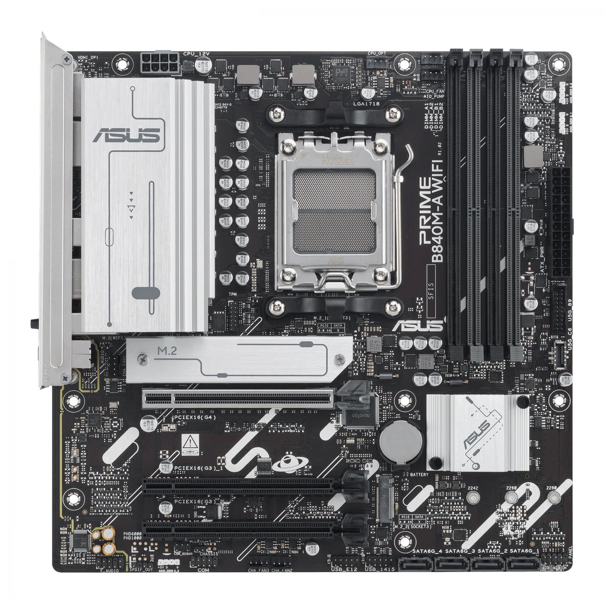 ASUS PRIME B840M-A WIFI (mATX, B840, AM5)