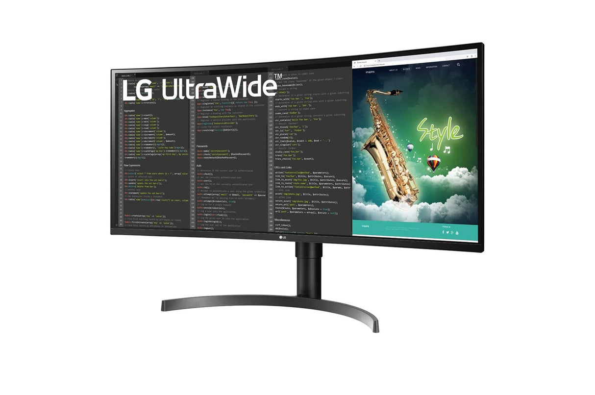 LG UltraWide 35WN75CP-B 35 3440 X 1440 (UltraWide) HDMI DisplayPort USB-C 100Hz Dockningsskärm