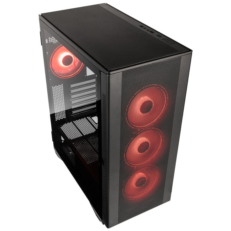 Kolink Stronghold Prism ARGB Midi Tower Case - Gunmetal Grå
