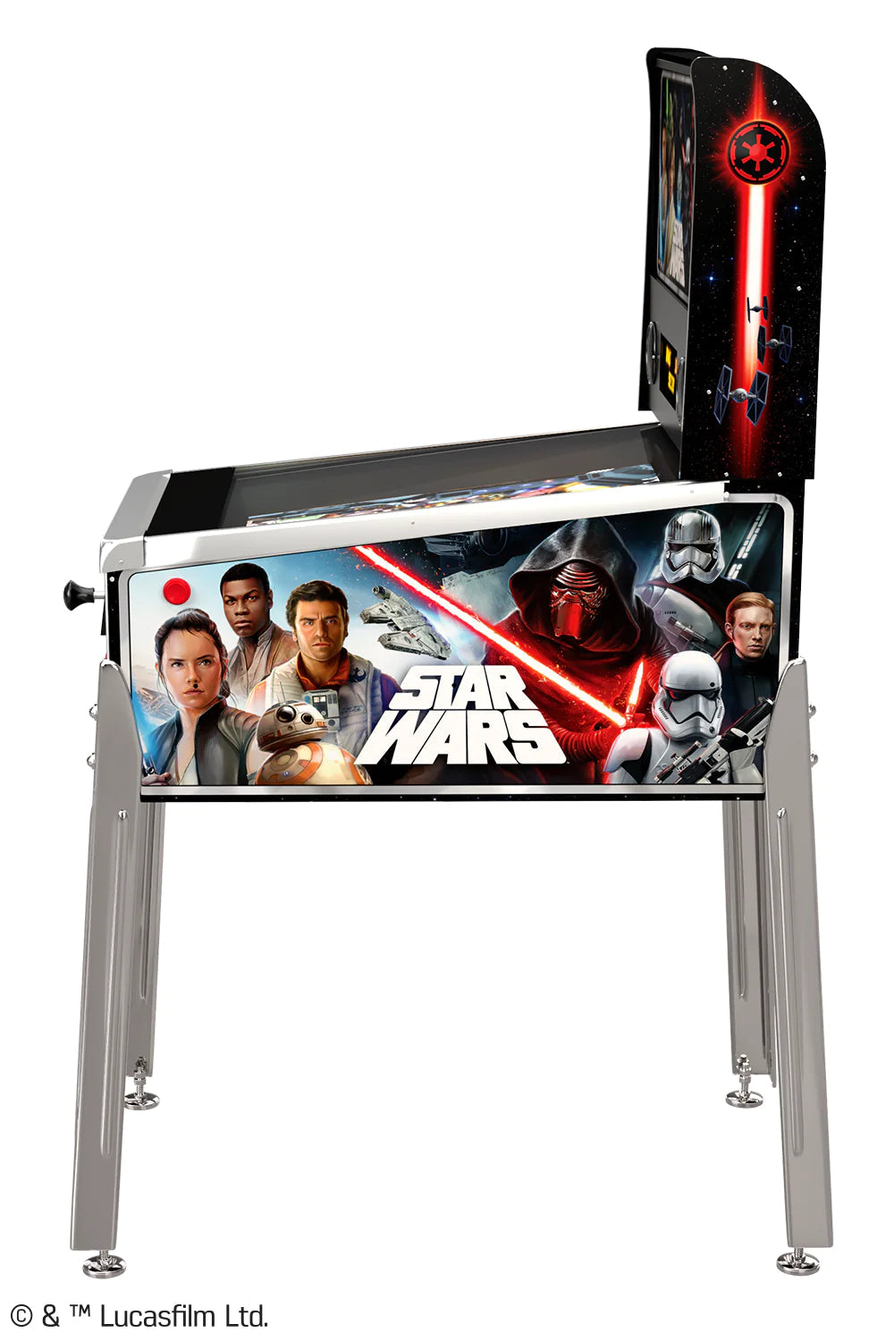 ARCADE 1 Up Star Wars Pinball Machine