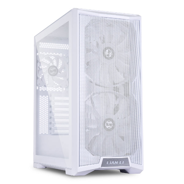 Lian Li LANCOOL 215 Midi-tower ARGB - Härdat Glas - Vit
