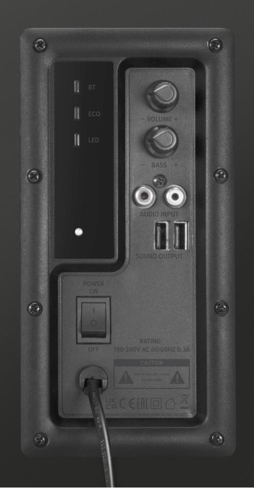 Speedlink - Gravity RGB 2.1 Högtalarsystem