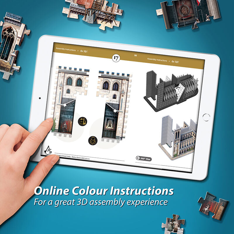 Assassin's Creed - Notre Dame 3D - Pussel