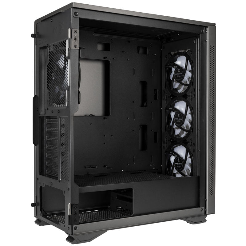 Kolink Stronghold Prism ARGB Midi Tower Case - Gunmetal Grå