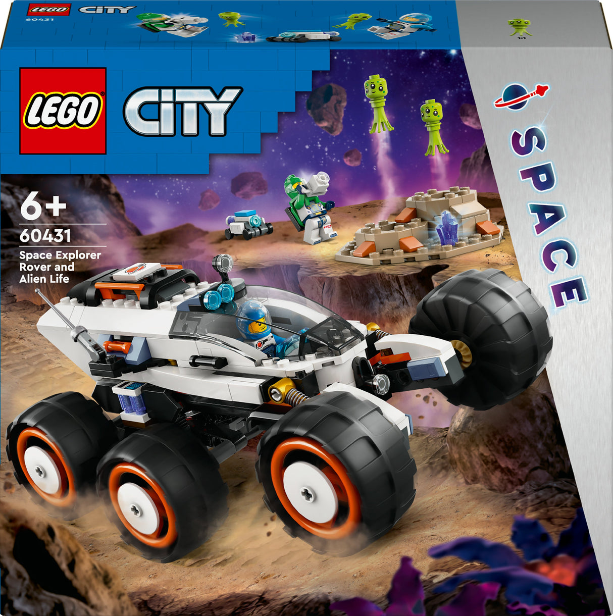 LEGO City Space Rover Med Utomjordingar (60431)