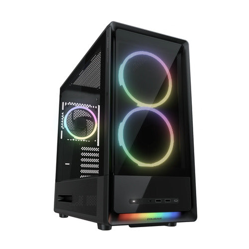 COUGAR DUOAIR RGB kabinet – sort – produktdetalje