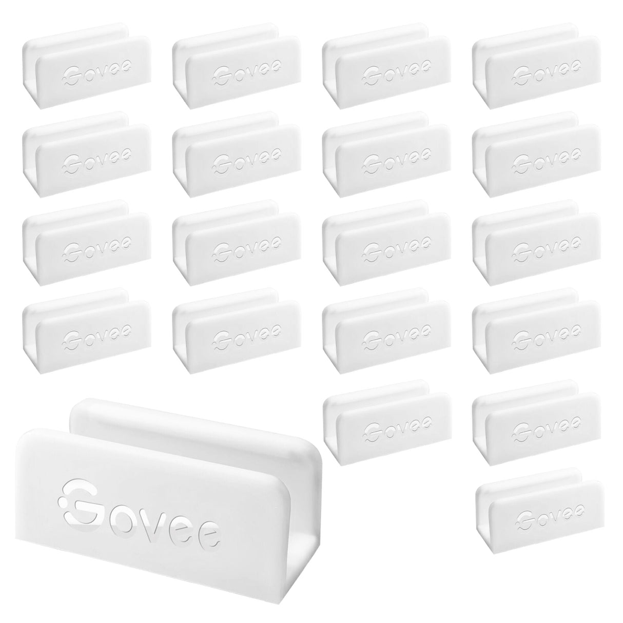 Govee 20x Clips Monteringssats För Neon LED-list H61A1-profil