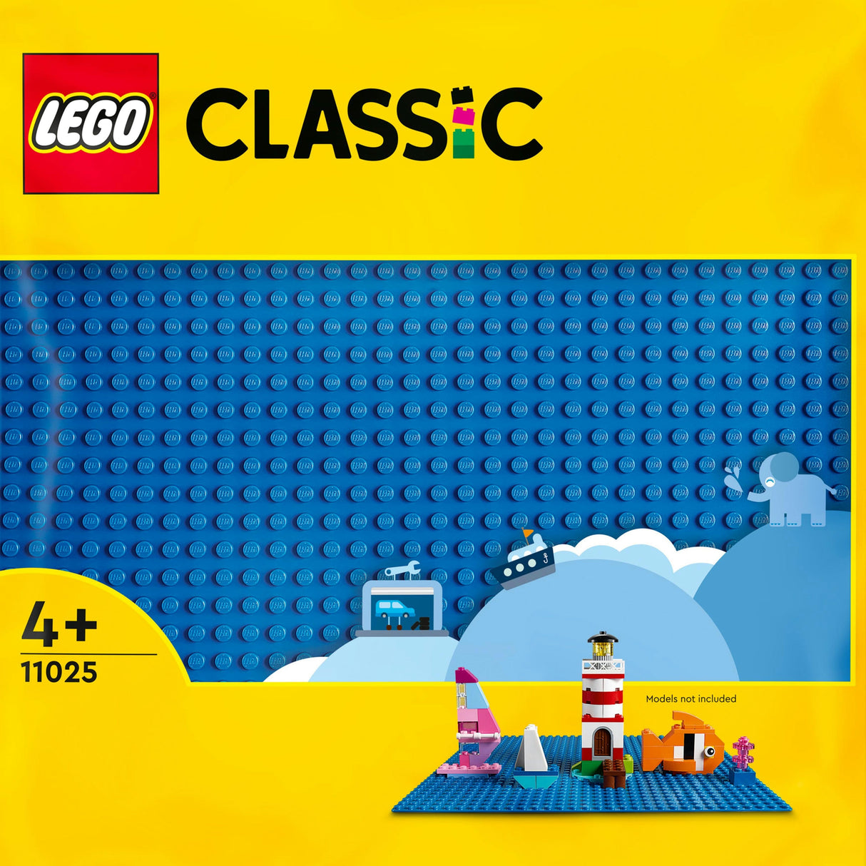 LEGO Classic - Blå Bottenplatta (11025)