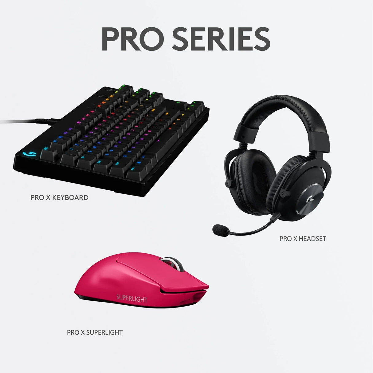 Logitech - PRO X Superlight Pink Spelmus