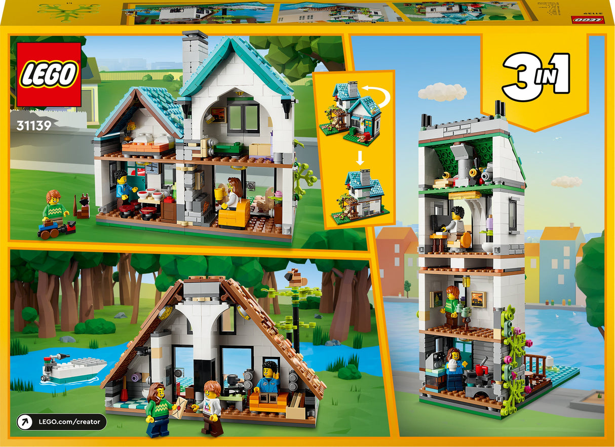 LEGO 31139 Creator 3-i-1 Cozy House Construction Toy