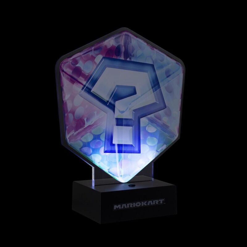 Mario Kart Acrylic Question Block - Lampa
