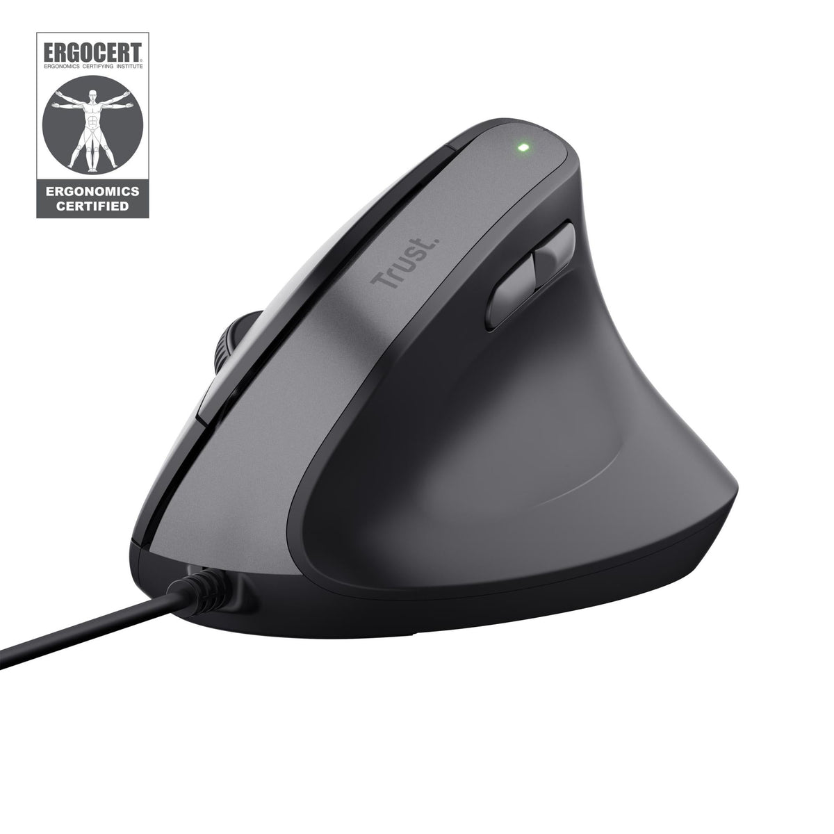 TRUST BAYO II ERGONOMIC MOUSE BLK TRUST