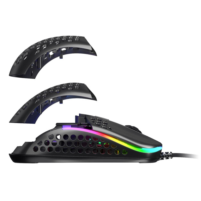 Xtrfy M42 RGB, Spelmus, Svart