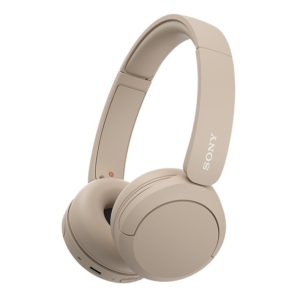 Sony WH-CH520 – trådløse on-ear-hovedtelefoner – cremefarvet – produktbillede