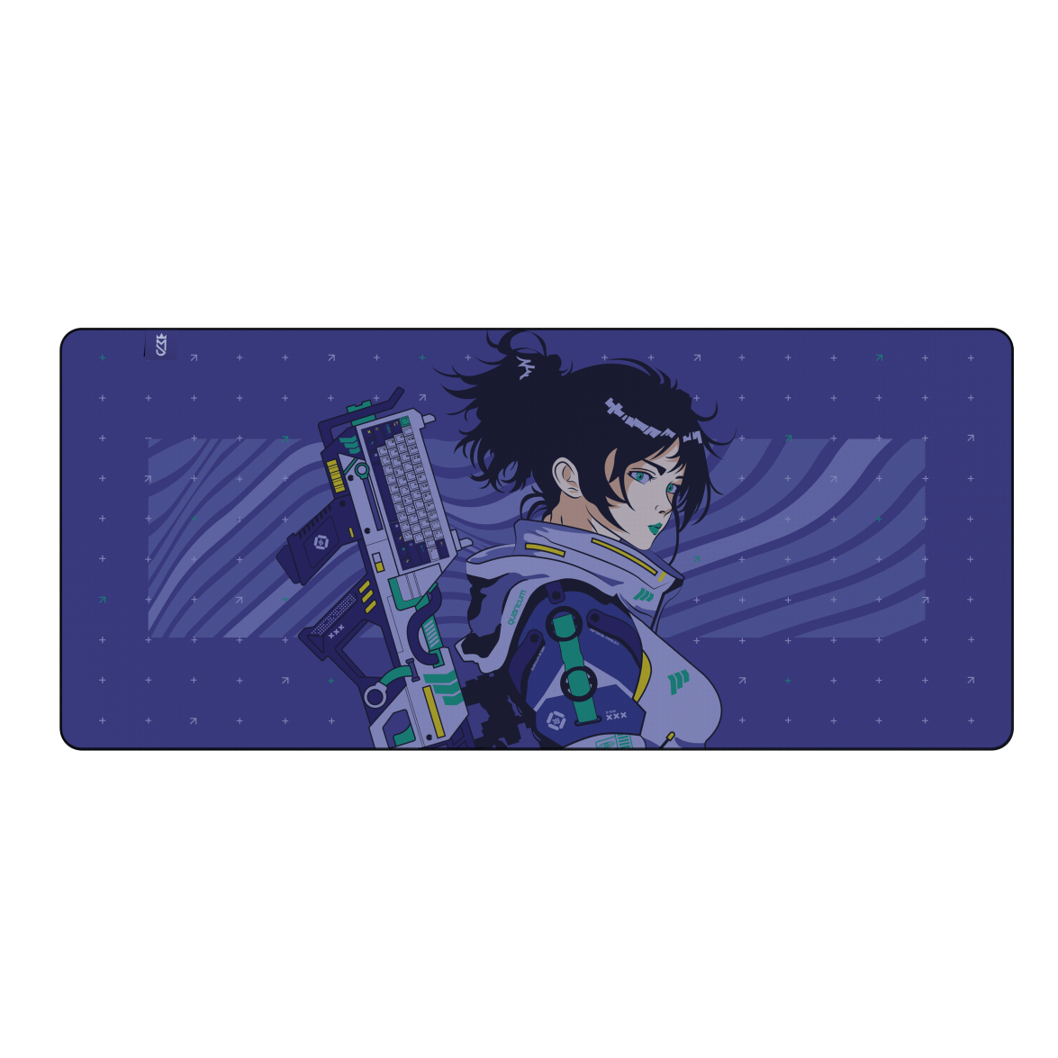 Mighty Setup - Armory Girl Purple Mouse Pad