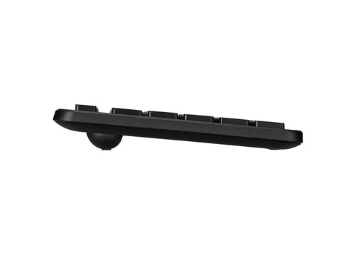 ASUS CW100 – trådløst tastatur og mus, US-engelsk, sort – tastaturets sideprofil