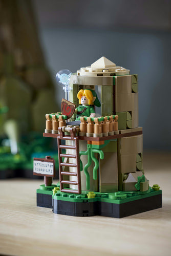 LEGO The Legend of Zelda 77092 – Deku-træet 2-i-1 – bygget sidebygning med minifigur