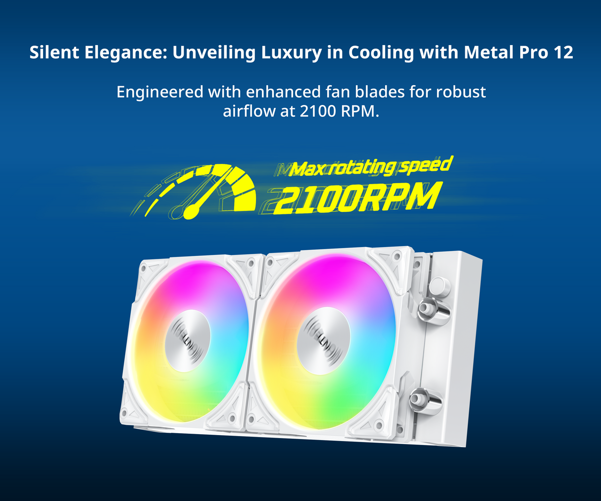 Montech Hyper Flow ARGB 240 AIO, Vit