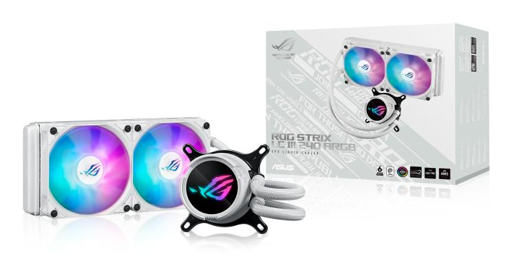 ASUS ROG STRIX LC III 240 ARGB WHITE EDITION AiO Liquid Cooler ASUS