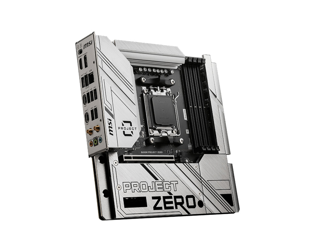 MSI B650M PROJECT ZERO - Sockel AM5 - Moderkort