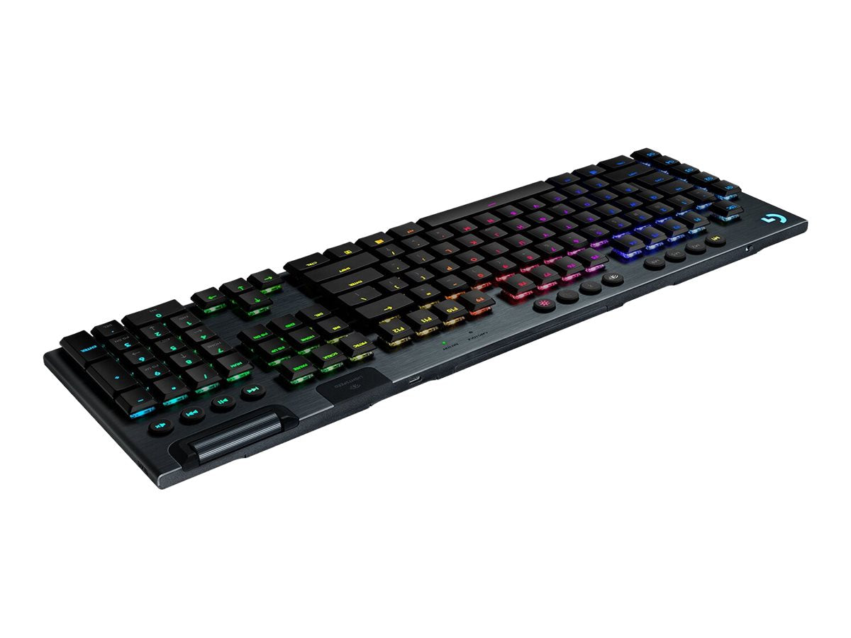 LOGITECH G915 LIGHTSPEED Trådlöst RGB Mekaniskt Speltangentbord – GL Clicky - KOL - PAN - NORDISK