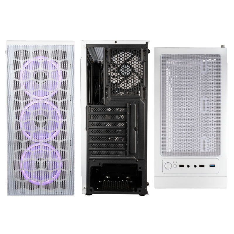 Kolink Observatory Lite Mesh ARGB Midi Tower Gaming Case - Vit