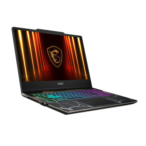 MSI Cyborg 15 B2RWFKG-010FR – åben computer set fra højre