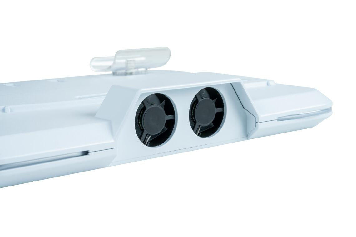 Nacon Laddstation Med Fläkt RGB/USB Hub/fläkt, Vit PS5 Slim