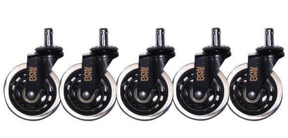 DON ONE - GCW750 Gaming Stol Hjulset 3" Gummihjul
