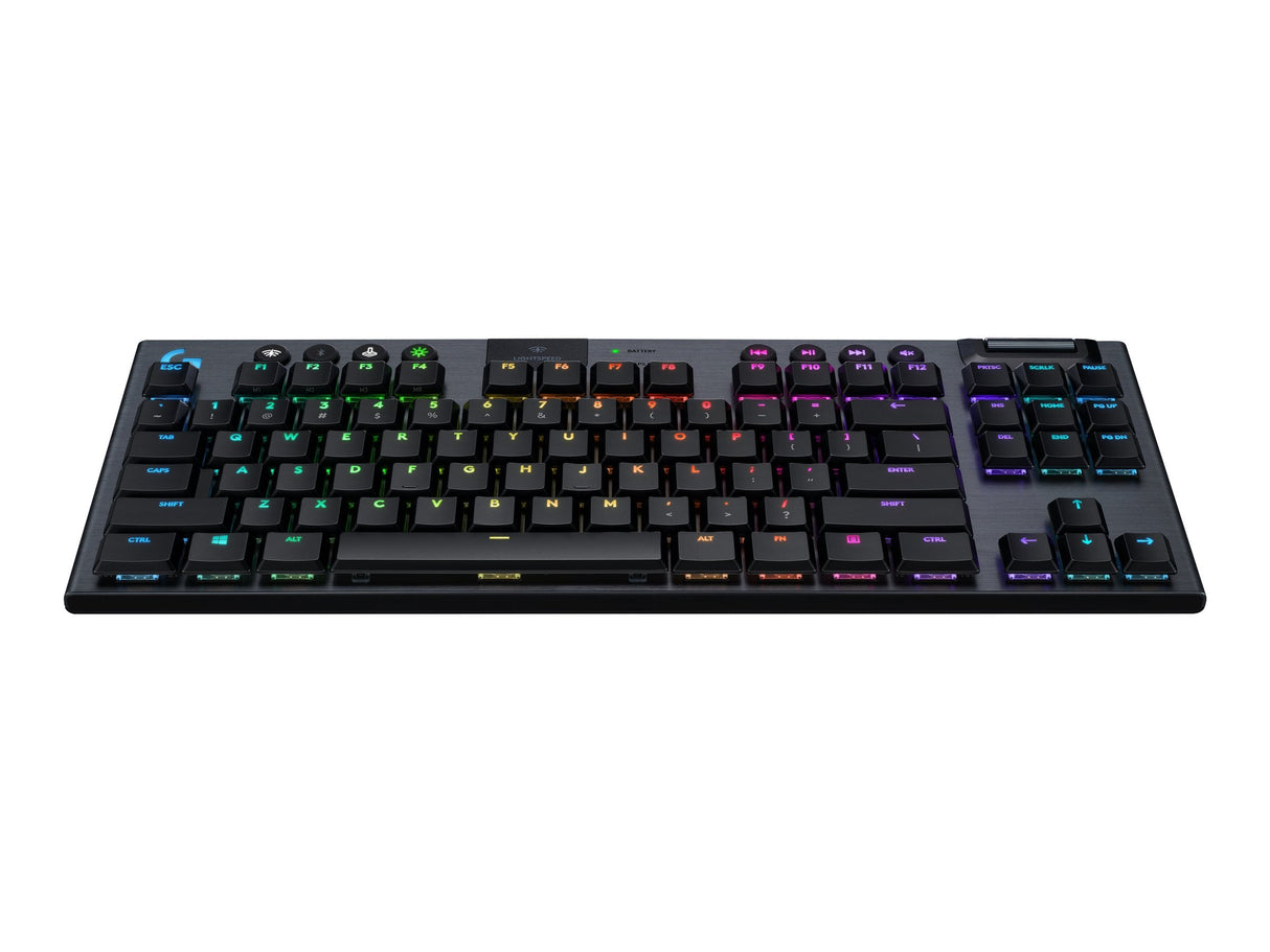 Logitech G915 TKL Tenkeyless LIGHTSPEED Wireless RGB Mekaniskt Speltangentbord Mekaniskt LIGHTSYNC Wireless Nordic