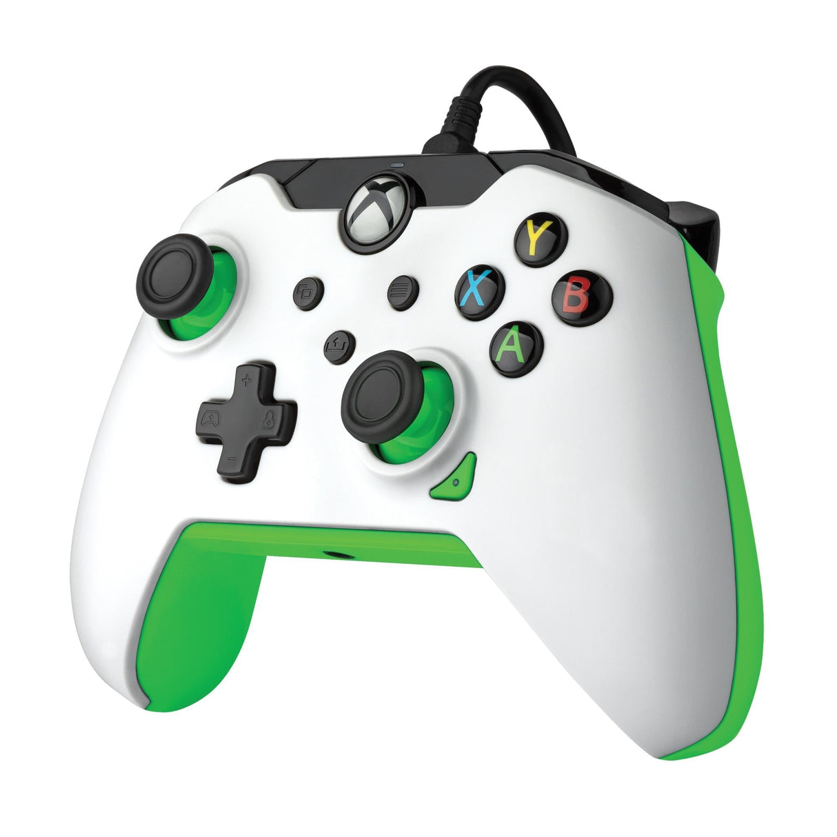 PDP Wired Controller Xbox Series X White - Neon (grön)
