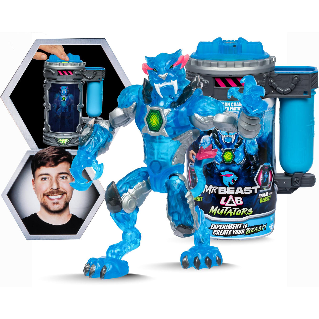 HERR. BEAST LAB - Mutator Action Figs -Stealth Panther (20346)