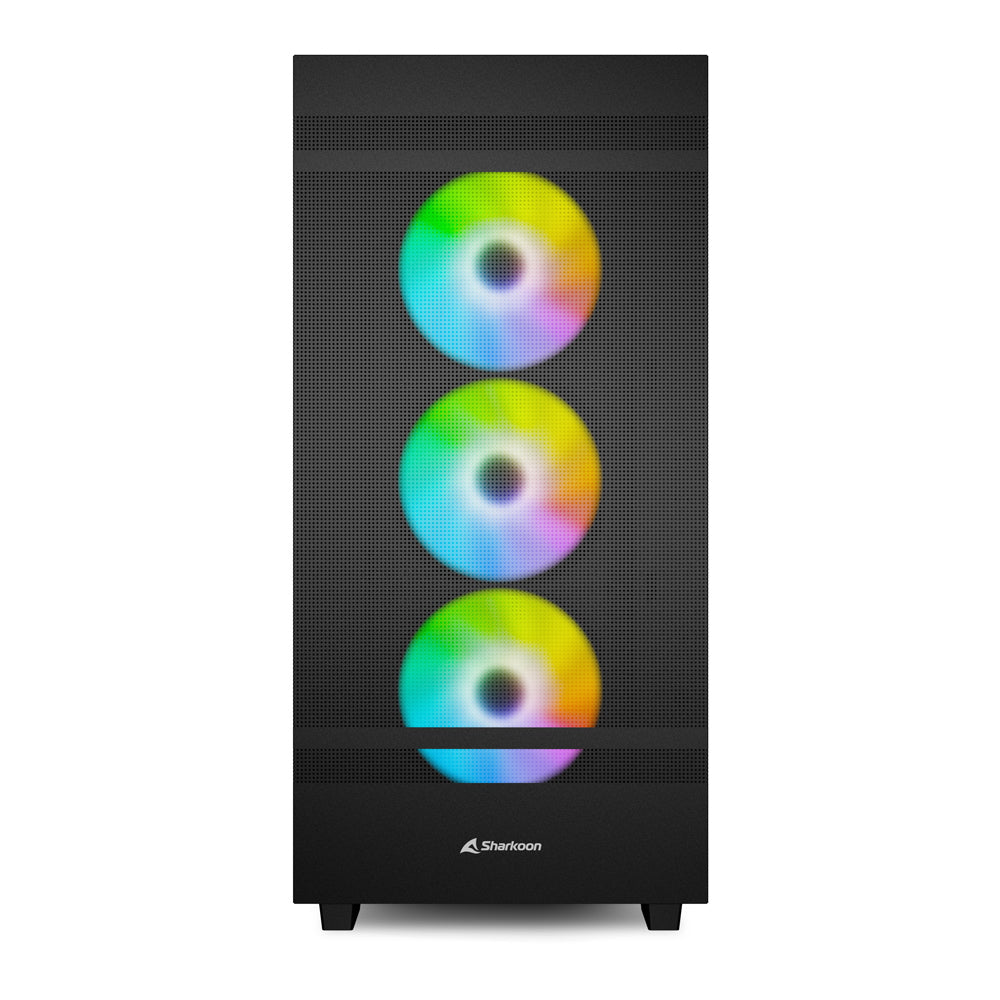 Sharkoon REBEL C50 RGB ATX Full Tower Chassi - Svart